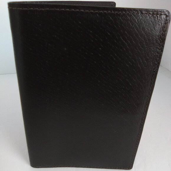 Men's Faux Leather Wallet Color Solid Color Black - Picture 6 of 8